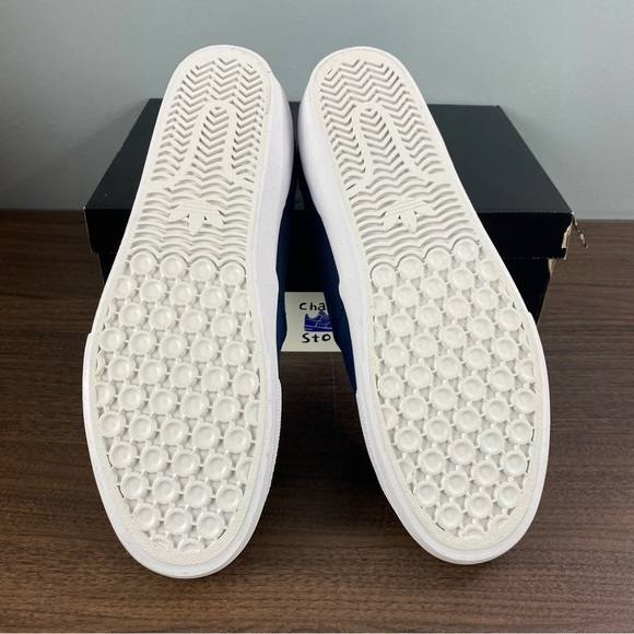 Adidas Shmoofoil Navy Slip On Shoes Suede Skateboarding Ghost Men’s Size - Picture 7 of 9